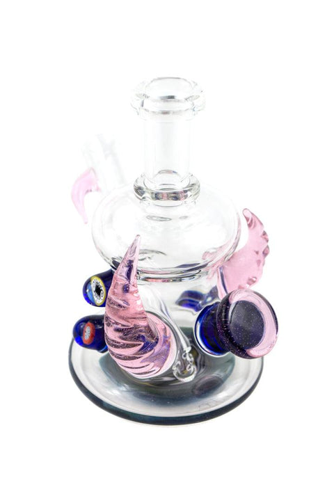 BG | Worked Horn Mini Tube - Peace Pipe 420