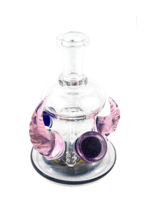 BG | Worked Horn Mini Tube - Peace Pipe 420