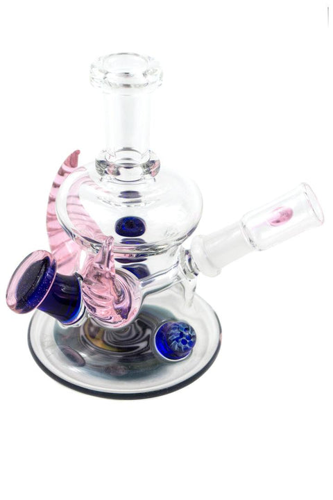 BG | Worked Horn Mini Tube - Peace Pipe 420