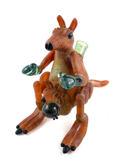 Down Under Glass | Full Kangaroo Rig w/ Pendant - Peace Pipe 420