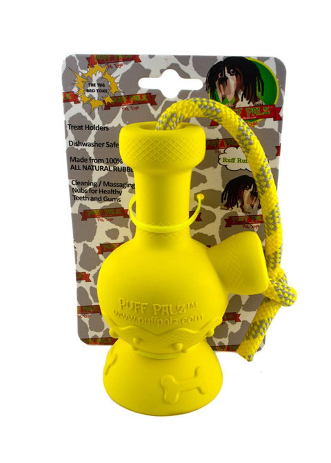 Puff Palz | Tug & Toke Dog Toy - Peace Pipe 420