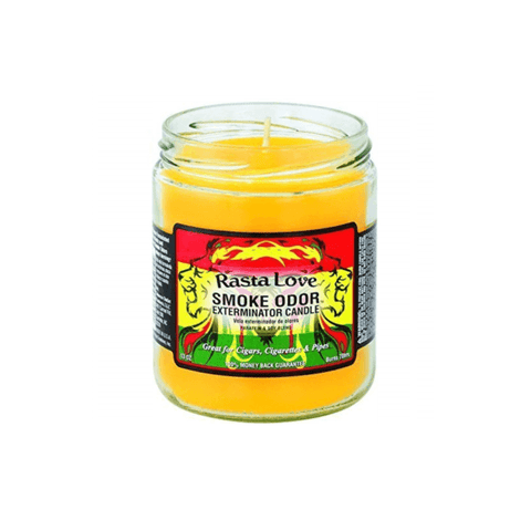 Rasta Love | Smoke Odor Exterminator Candle - Peace Pipe 420