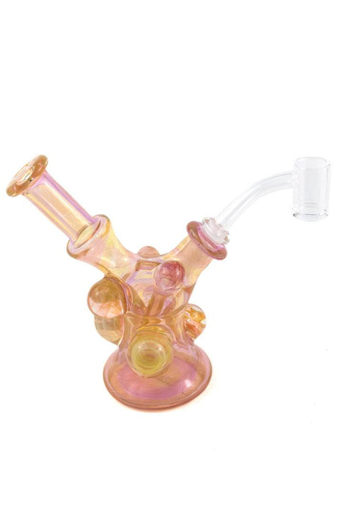 Rob Biglin | Fumed Marbled Bubbler - Peace Pipe 420