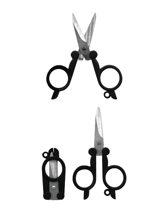 Buddy's | Foldable Scissors - Peace Pipe 420