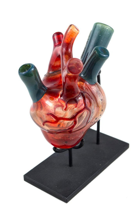 SMART | Small Heart Rig - Peace Pipe 420