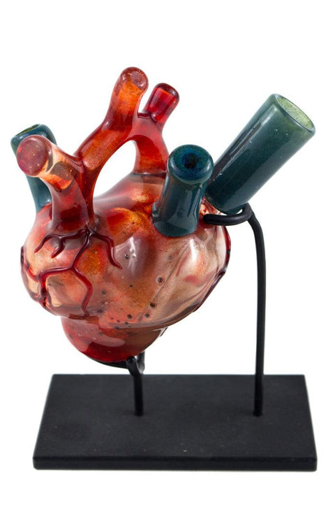 SMART | Small Heart Rig - Peace Pipe 420