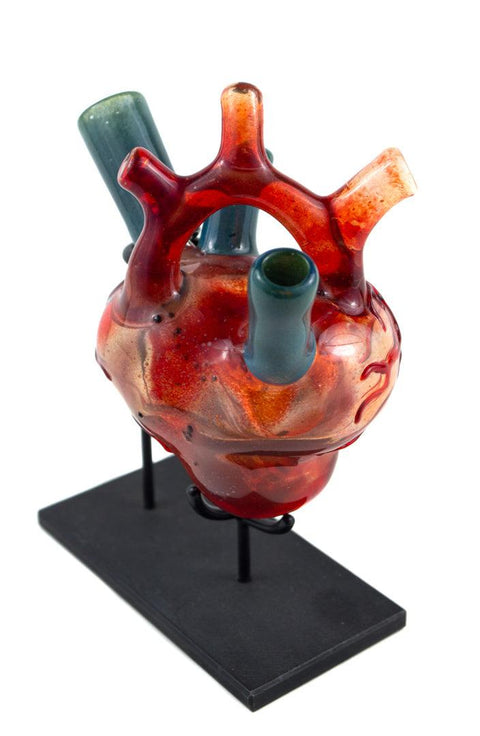 SMART | Small Heart Rig - Peace Pipe 420