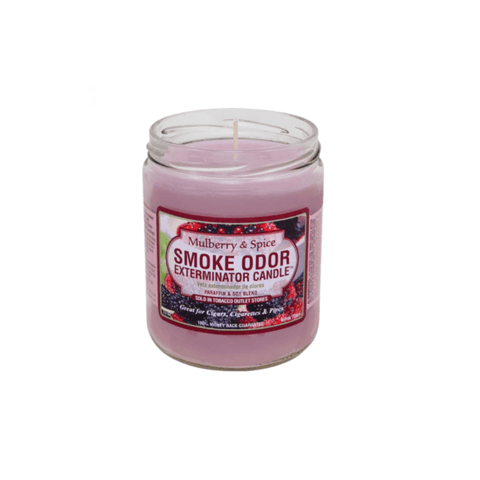 Mulberry & Spice | Smoke Odor Exterminator Candle - Peace Pipe 420