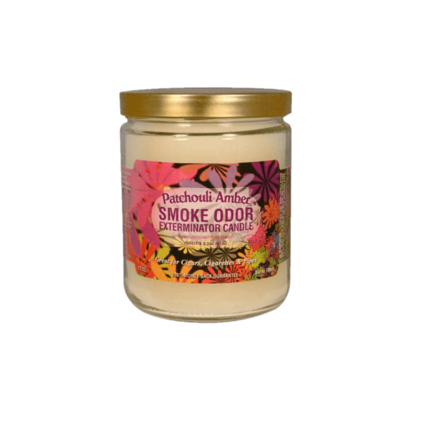 Patchouli Amber | Smoke Odor Exterminator Candle - Peace Pipe 420